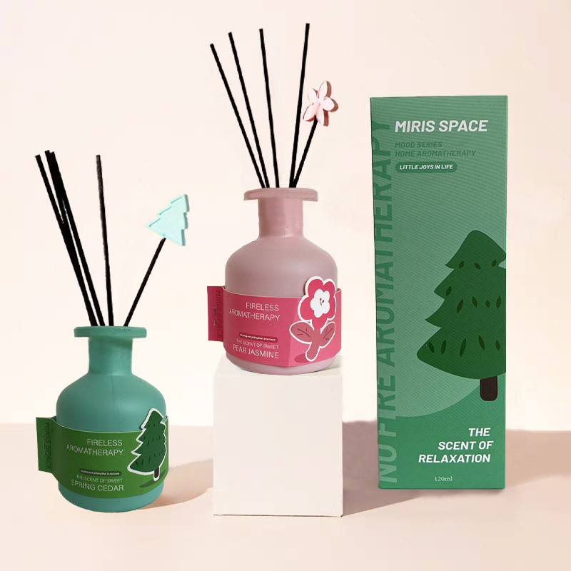 Diffuseur de roseaux créatif assorti à la couleur de la dopamine pour la maison, la chambre à coucher, l'intérieur, parfum longue durée